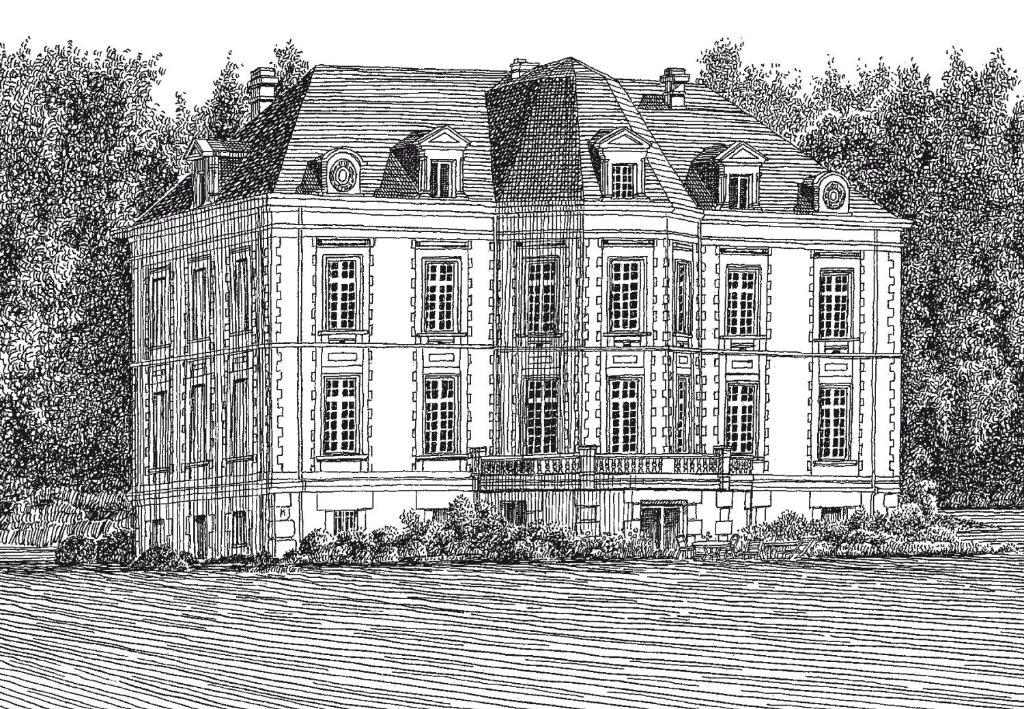 Chateau De La Haye Bed & Breakfast Contigne Bagian luar foto
